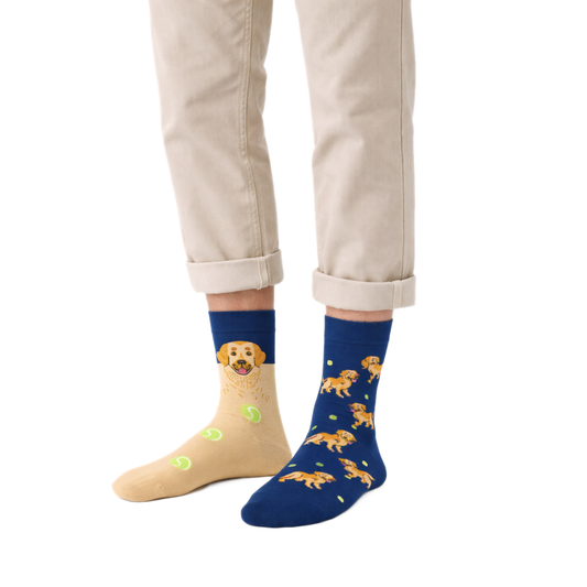 Golden Retriever Odd Pair Socks