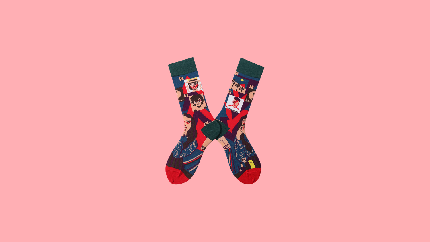 Canvas Club – Artistic Pattern Socks