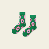 Green Donuts Socks