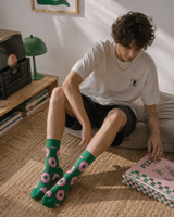 Green Donuts Socks
