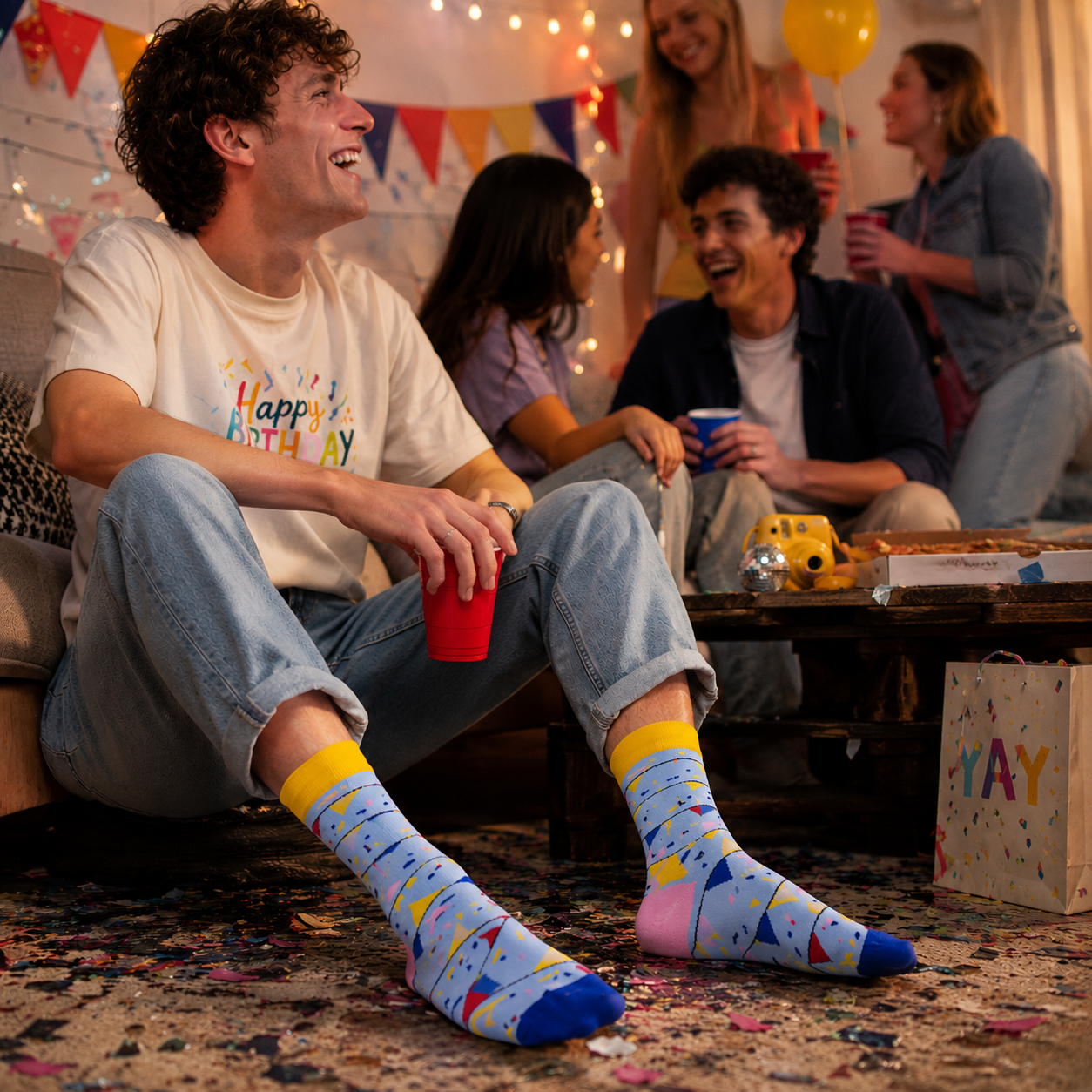 Celebrate Good Times Socks