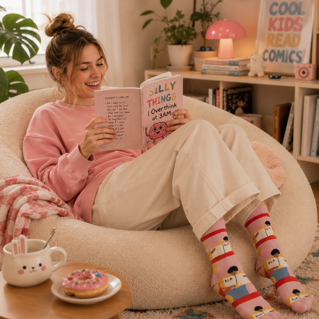 Bookworm Mood Socks