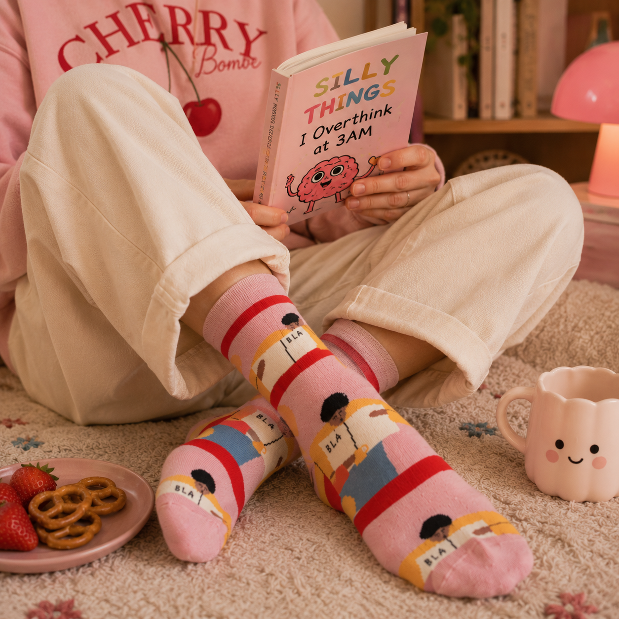 Bookworm Mood Socks