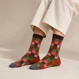 Maple Check Socks