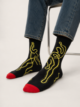 Line Chaos Socks