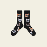 Cat with Glasses Socks
