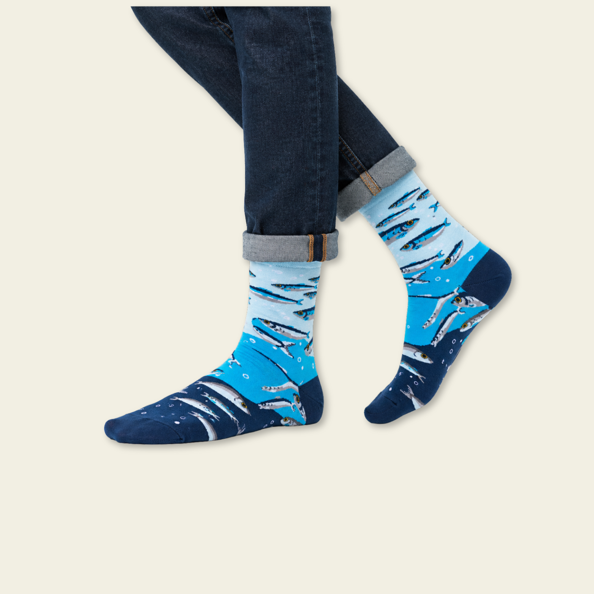 Ocean Sardine Socks